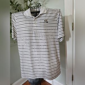 Head White and Black Polo Shirt Classic Design